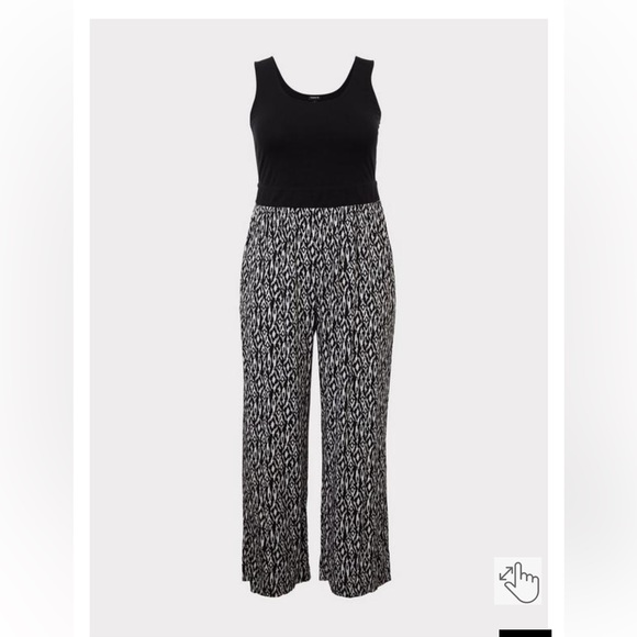 Torrid Challis Jumpsuit - Picture 3 of 8